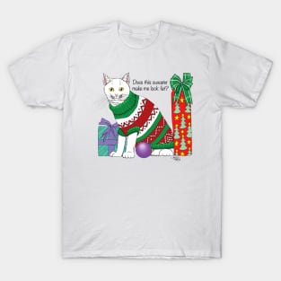Holiday Sweater Cat T-Shirt